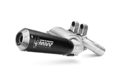 Escape homologado Mivv X-M1 en Acero negro para BMW F 900 XR 20-26