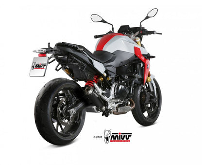 Escape homologado Mivv X-M1 en Acero negro para BMW F 900 R 20-26
