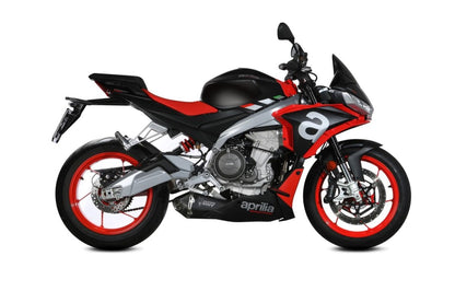 Escape completo homologado Mivv Delta Race en Acero negro para Aprilia Tuono 660 21-24 | RS 660 20-24