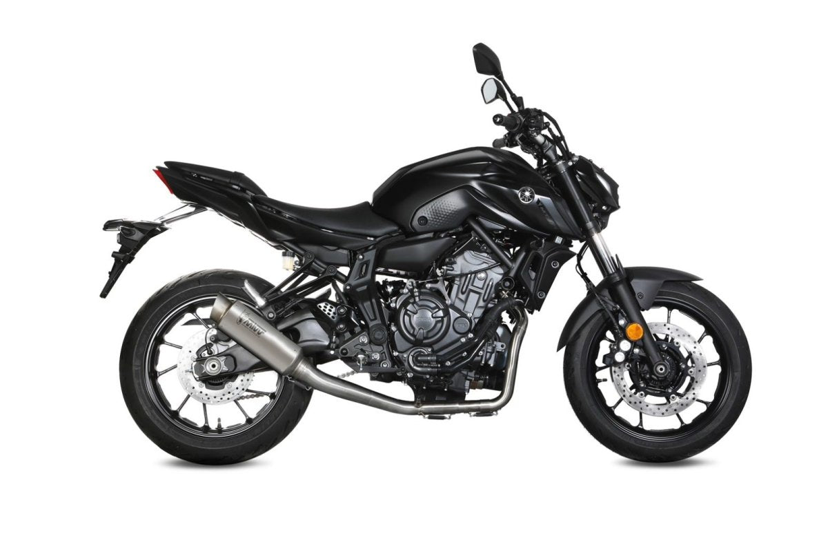 Escape completo homologado Mivv GP PRO en Titanio para Yamaha MT 07 21-24