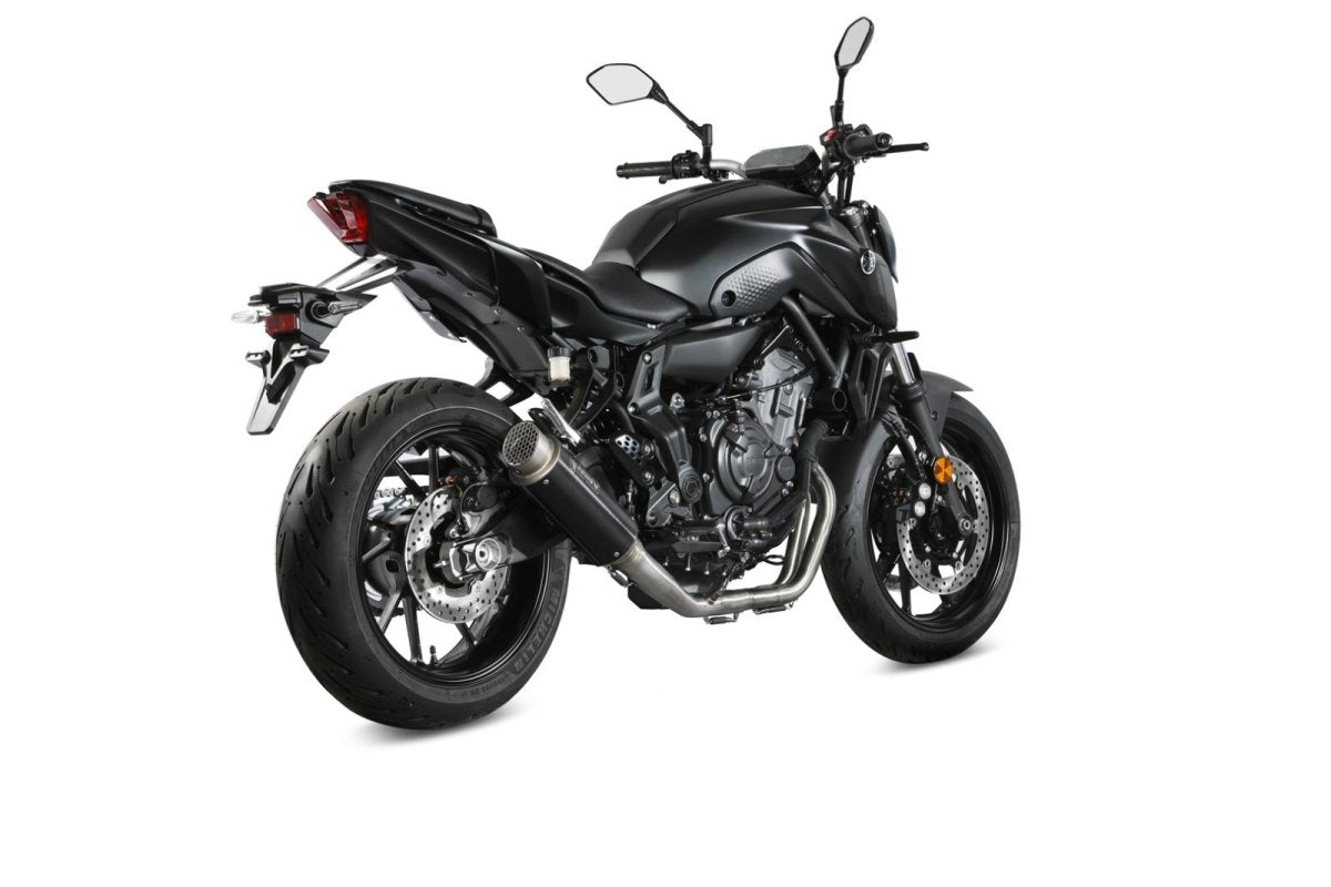Escape completo homologado Mivv GP PRO en Acero negro para Yamaha MT 07 21-24