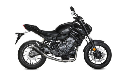 Escape completo homologado Mivv GP PRO en Acero negro para Yamaha MT 07 21-24