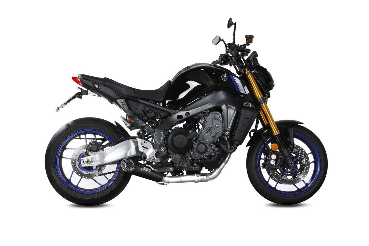 Escape completo no homologado Mivv X-M5 en Acero negro para Yamaha MT 09 21-23