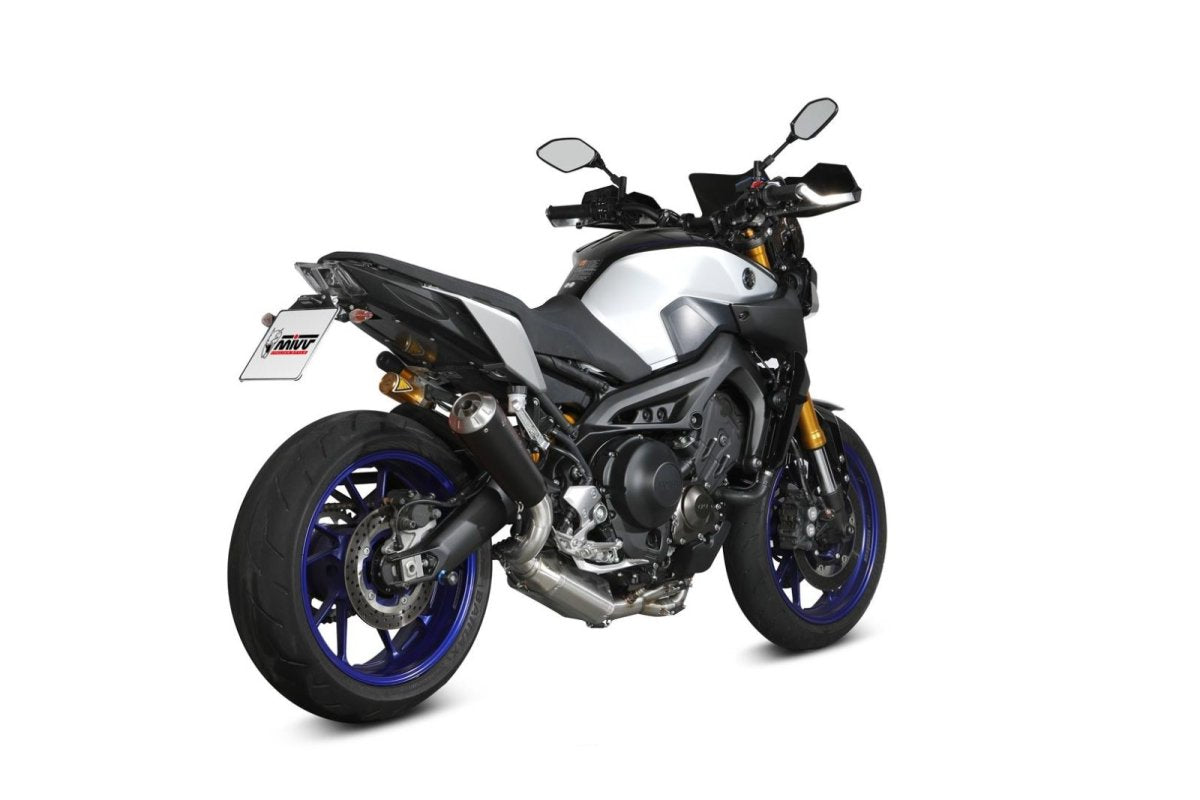 Escape completo homologado Mivv X-M1 en Acero negro para Yamaha MT 09 13-20