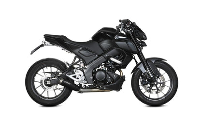 Escape completo homologado Mivv X-M1 en Acero negro para Yamaha MT 125 20-24 | YZF-R 125 19-24