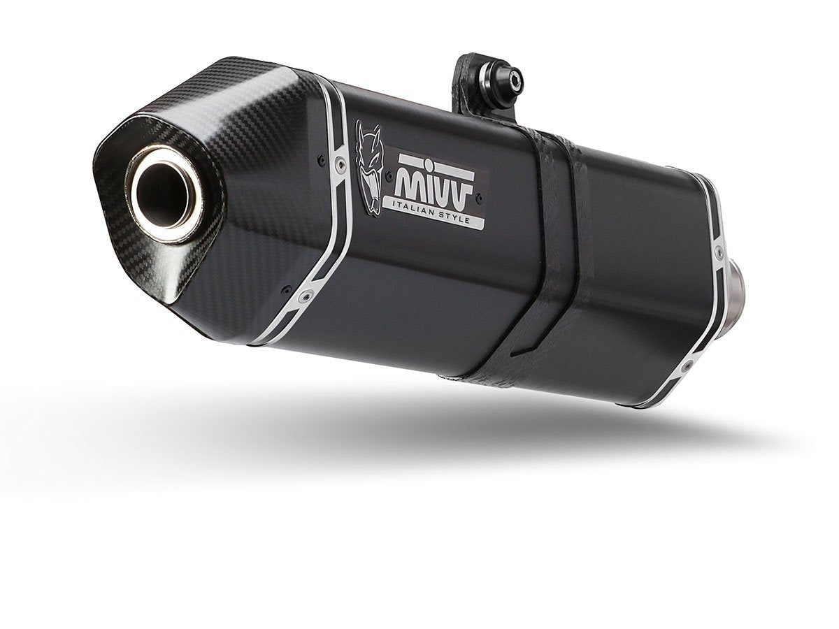 Escape homologado Mivv Speed Edge en Acero negro para Triumph Tiger 900 / GT / PRO 21-23
