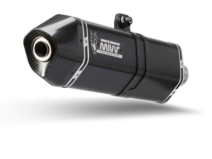 Escape homologado Mivv Speed Edge en Acero negro para Triumph Tiger 900 / GT / PRO 21-23