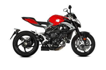 Escape homologado Mivv Speed Edge en Acero negro para MV Agusta Brutale 800 17-24
