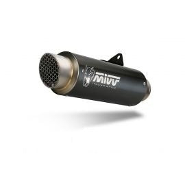 Escape completo homologado Mivv GP PRO en Acero negro para Honda CB 125 R NEO Sports Café 21-24