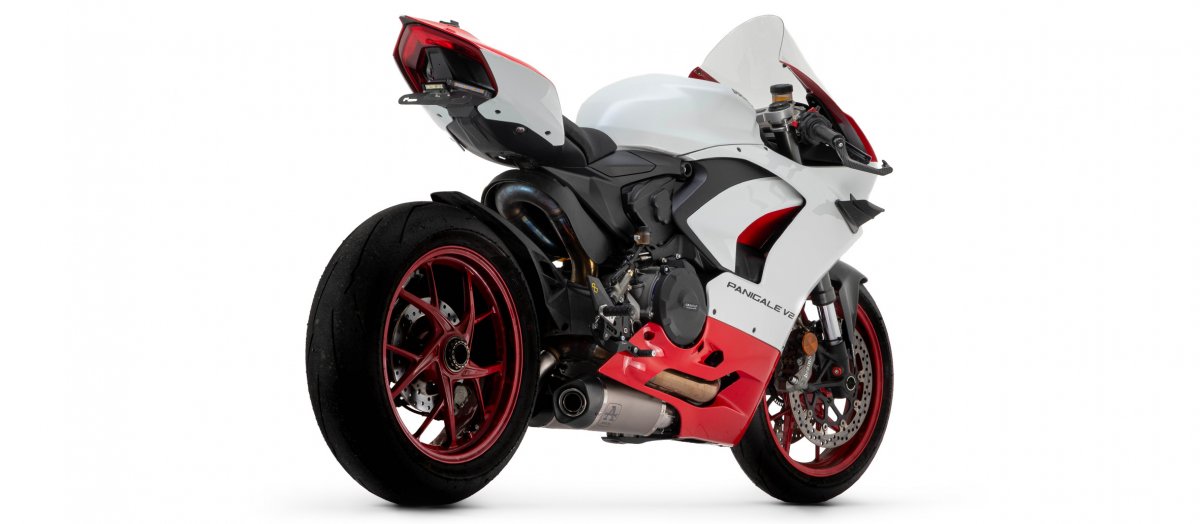 Escape ARROW Works no homologado en titanio para DUCATI PANIGALE V2 20-24 | STREETFIGHTER V2 22-24 - vista 5