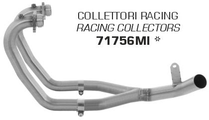 Colectores ARROW no homologados en acero inoxidable para MOTO GUZZI V85 TT 21-23 - vista 1