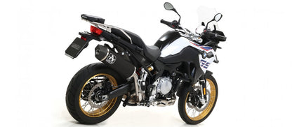 Escape ARROW Maxi Race-Tech homologado en aluminio negro para BMW F 850 GS 18-20 - vista 4