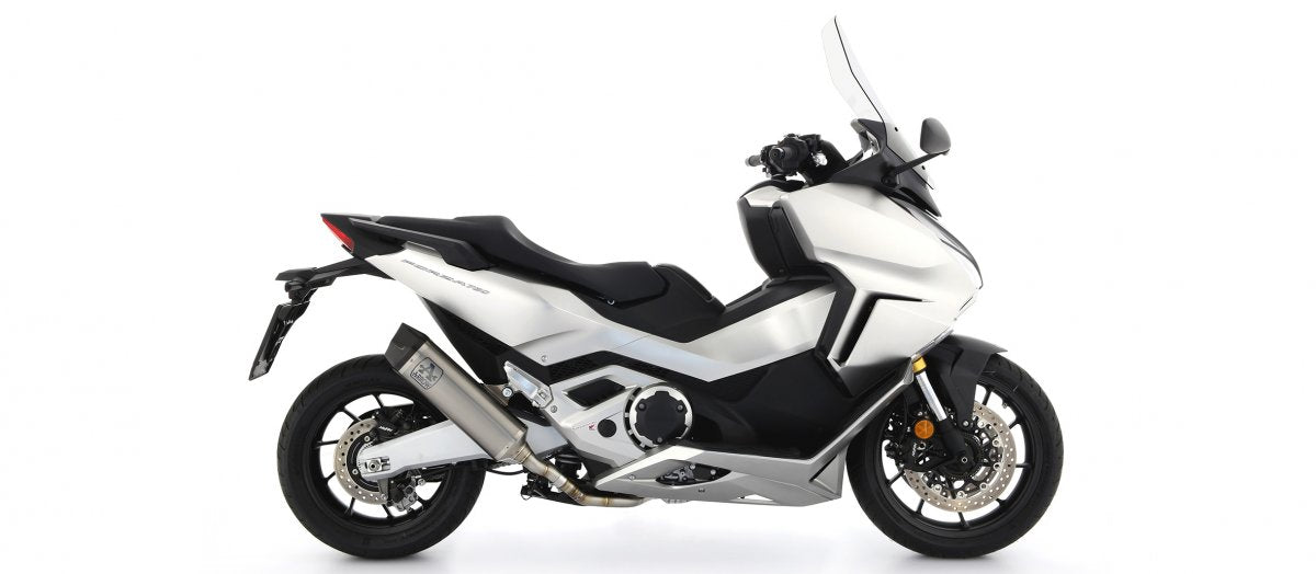 Escape ARROW Race-Tech homologado en aluminio negro para HONDA FORZA 750 21-23 - vista 1