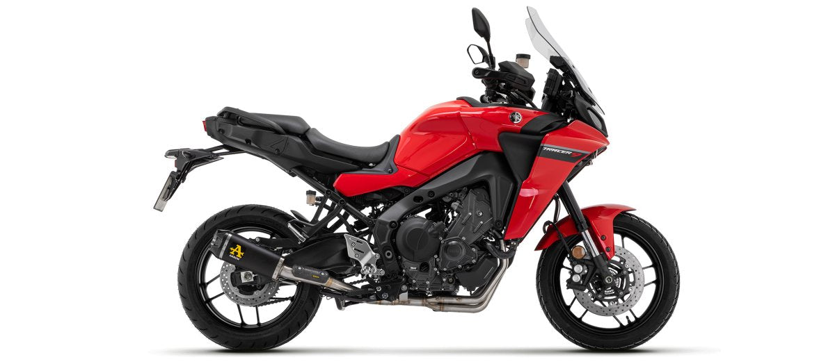 Escape ARROW Works homologado en nicromo negro para YAMAHA TRACER 9 / 900 / GT 21-24 - vista 1