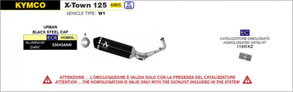 Catalizador ARROW 11031KZ para HONDA FORZA 125 | KYMCO X-TOWN 125 | PIAGGIO VESPA GTS 125 | YAMAHA NMAX / XMAX 125