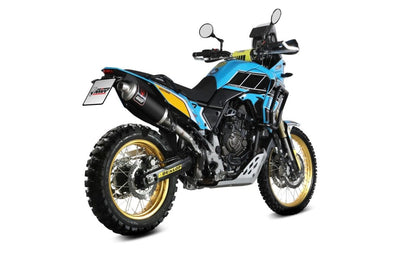 Escape homologado Mivv Dakar en Acero negro para Yamaha XTZ 700 Tenere 19-26
