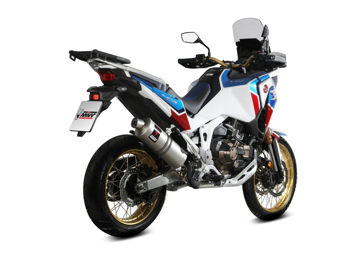 Escape homologado Mivv Dakar en Acero inox. para Honda CRF 1100 L Africa Twin / ADV Sports 20-26