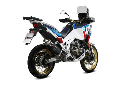 Escape homologado Mivv DAKAR en Acero negro para HONDA CRF 1100 L AFRICA TWIN / ADV SPORTS 20-26