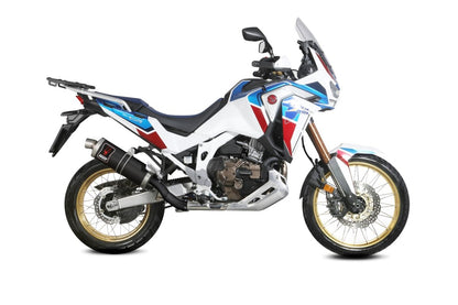 Escape homologado Mivv DAKAR en Acero negro para HONDA CRF 1100 L AFRICA TWIN / ADV SPORTS 20-26
