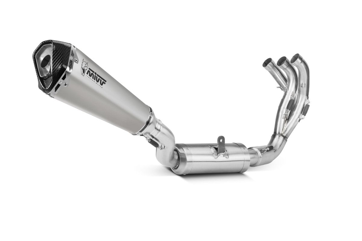 Escape completo homologado Mivv Delta Race en Acero inox. para Yamaha Tracer 9 / 900 / GT 21-24