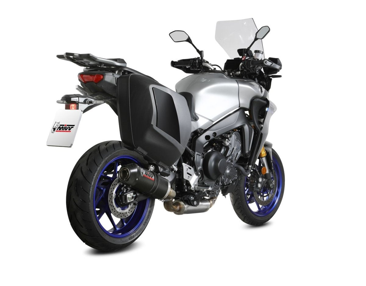 Escape completo homologado Mivv OVAL en Carbono para Yamaha Tracer 9 / 900 / GT 21-24