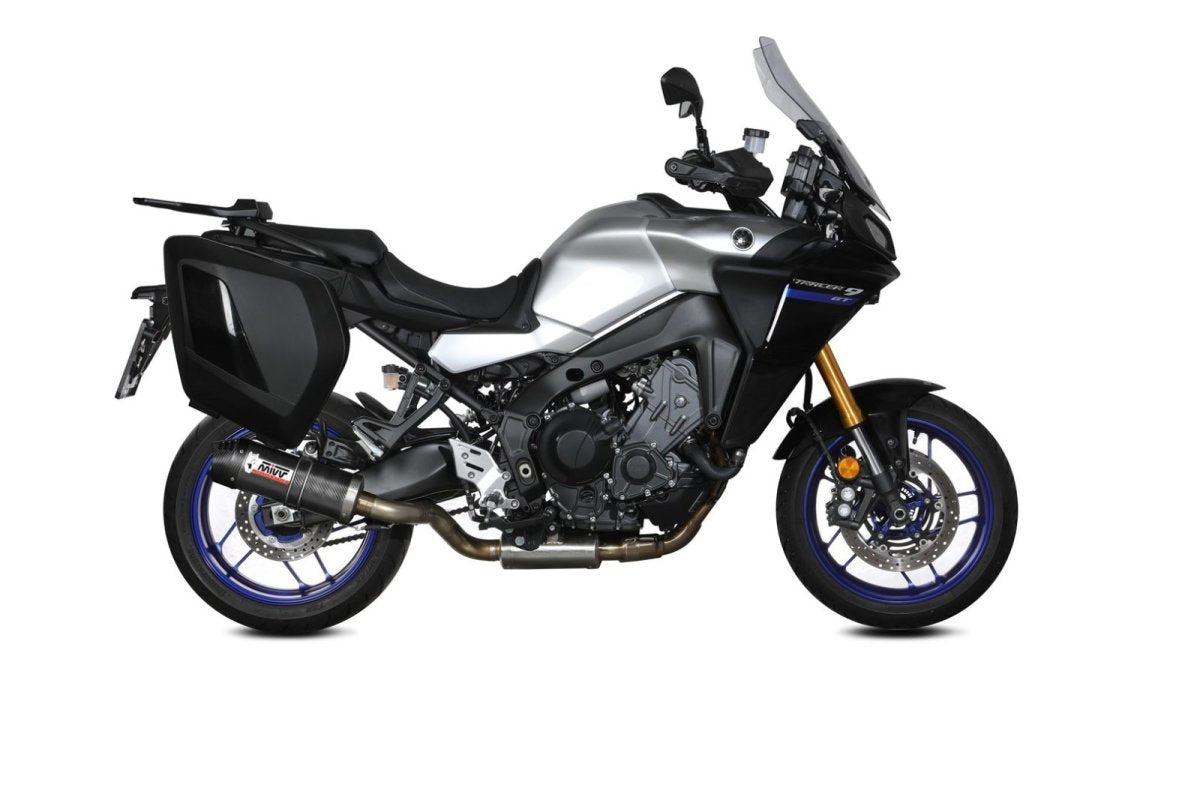 Escape completo homologado Mivv OVAL en Carbono para Yamaha Tracer 9 / 900 / GT 21-24
