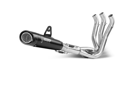 Escape completo no homologado Mivv X-M5 en Acero negro para Triumph Trident 660 21-24 | Tiger Sport 660 22-24