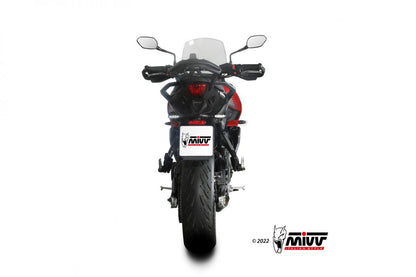 Escape completo homologado Mivv Delta Race en Acero negro para Triumph Trident 660 21-24 | Tiger Sport 660 22-24