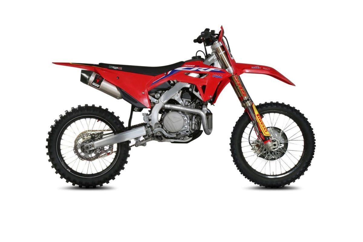 Escape homologado Mivv STR-1 en Titanio para Honda CRF 450 R 21-24