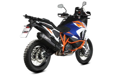 Escape homologado Mivv Speed Edge en Acero negro para KTM 1290 Super Adventure / R / S 21-24