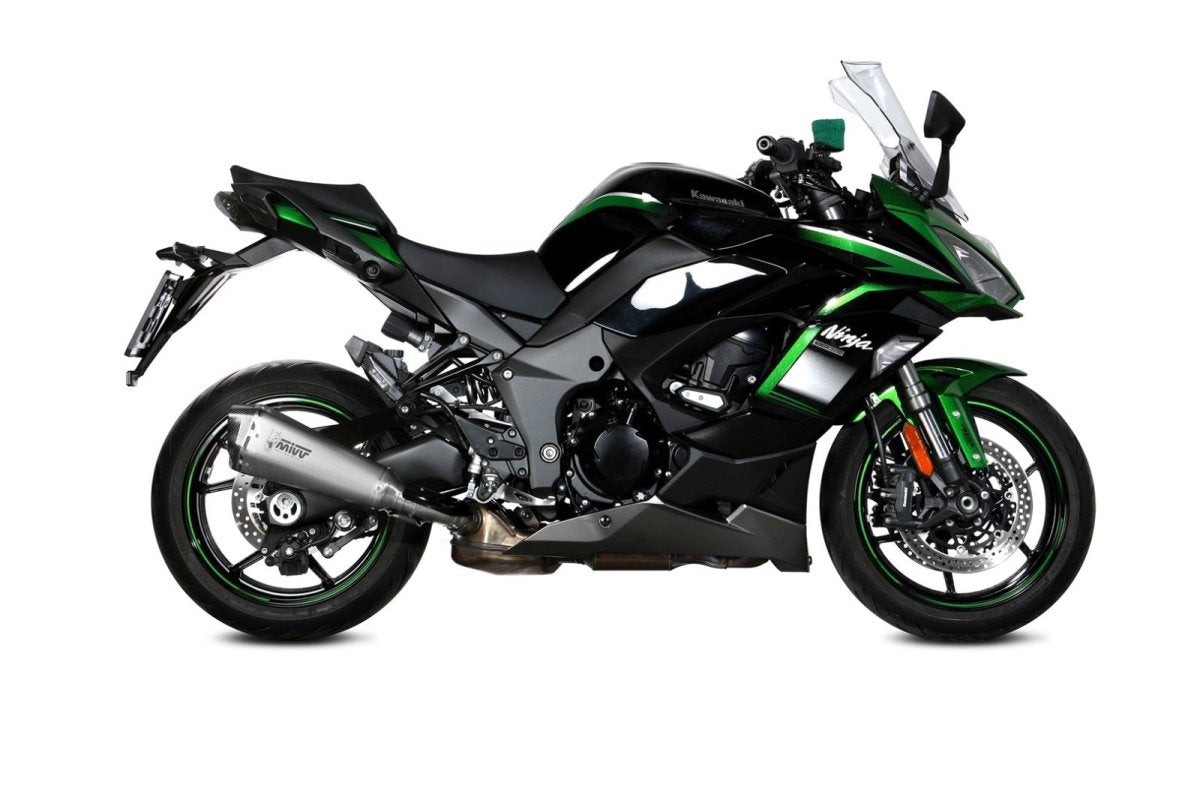 Escape homologado Mivv Delta Race en Acero inox. para Kawasaki Ninja 1000 SX 20-24