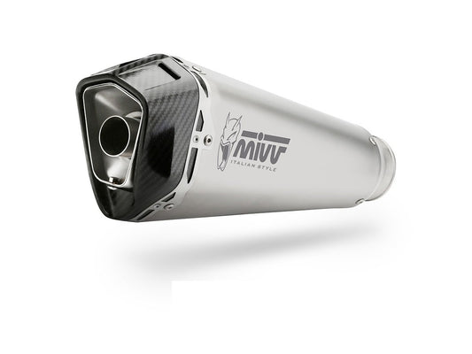 Escape homologado Mivv Delta Race en Acero inox. para Kawasaki Ninja 1000 SX 20-24