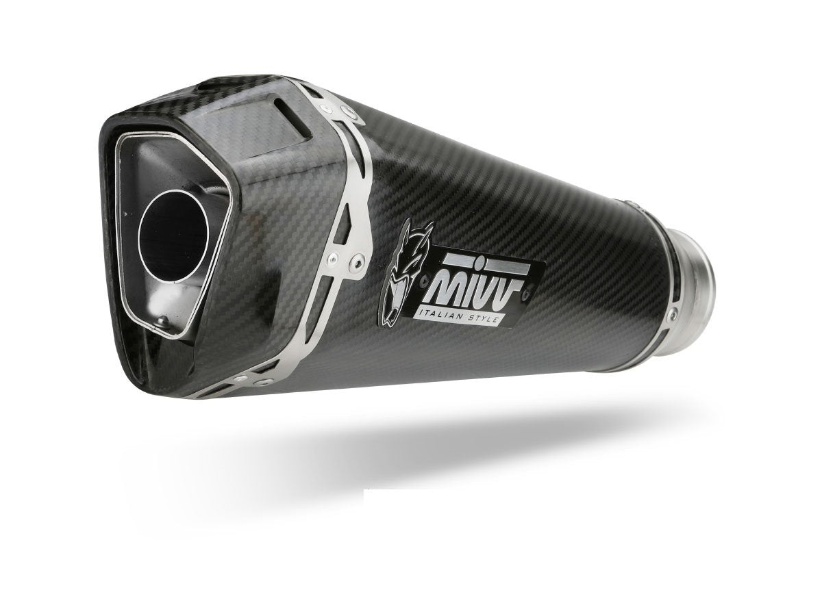 Escape homologado Mivv Delta Race en Carbono para Kawasaki ZX-10 R / RR 16-24