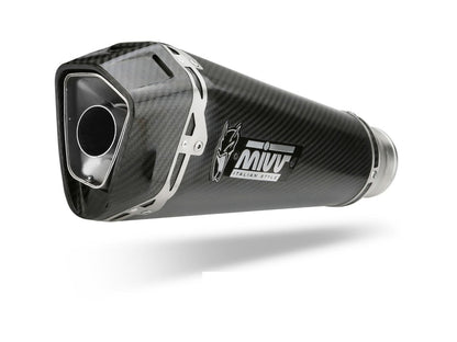 Escape homologado Mivv Delta Race en Carbono para Kawasaki ZX-10 R / RR 16-24
