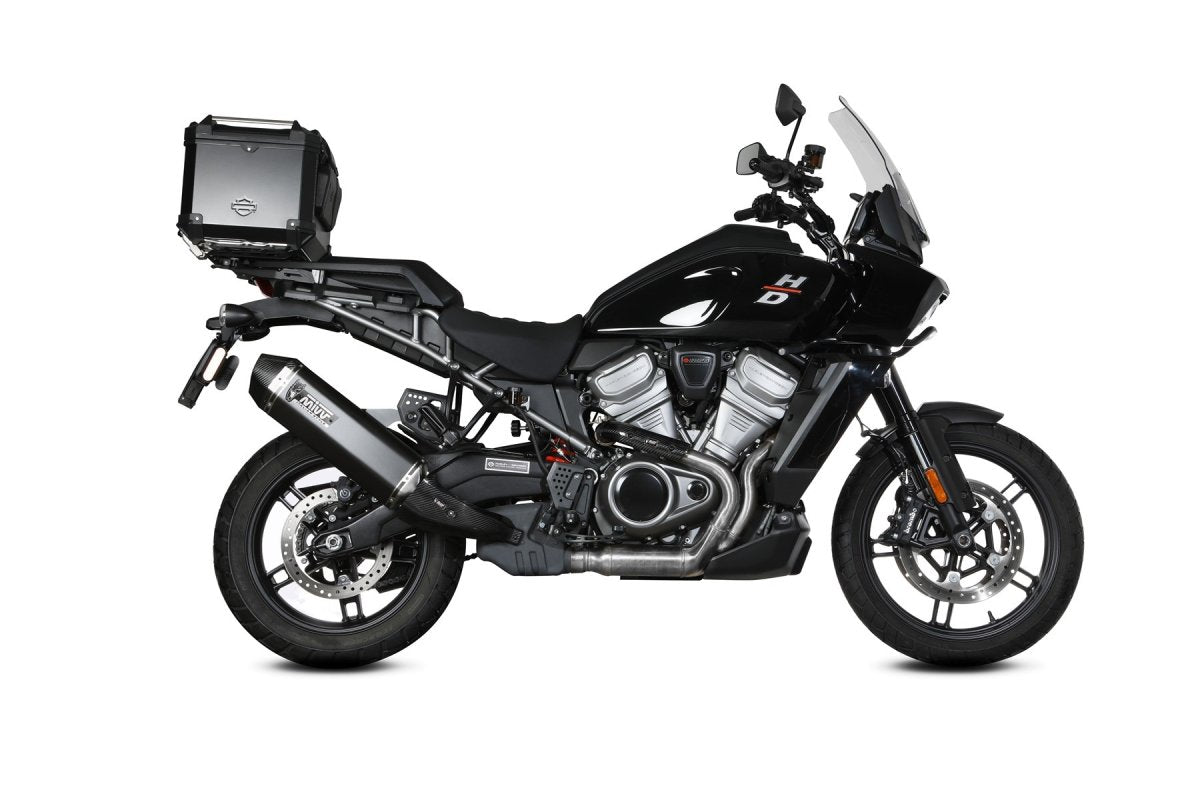 Escape homologado Mivv Speed Edge en Acero negro para HARLEY-DAVIDSON PAN America 1250 21-24