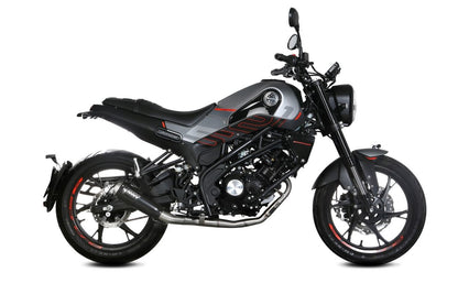 Escape completo homologado Mivv X-M1 en Acero negro para Benelli Leoncino 125 22-24 - vista 3