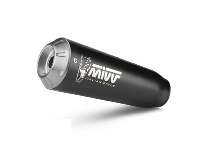Escape completo homologado Mivv X-M1 en Acero negro para Benelli Leoncino 125 22-24 - vista 1