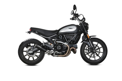 Escape homologado Mivv X-M1 en Acero negro para Ducati Scrambler 800 21-22 | Scrambler 800 Classic 21-22 | Scrambler 800 Cafè Racer 21-22 | Scrambler 800 Desert Sled 21-22