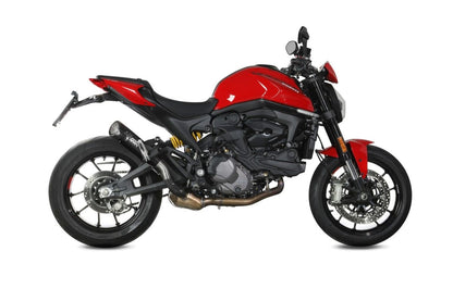 Escape homologado Mivv X-M5 en Acero negro para Ducati Monster 937 21-24 - vista 3