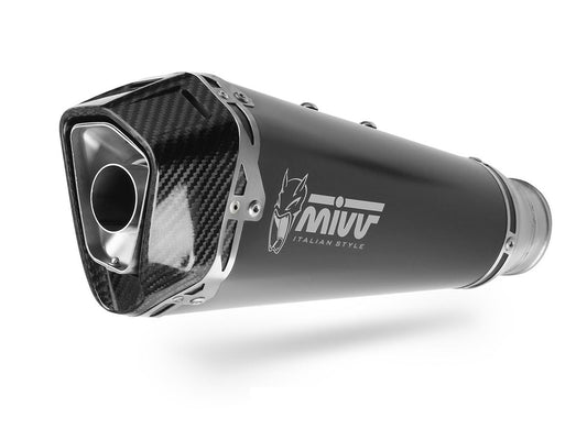 Escape homologado Mivv Delta Race en Acero negro para BMW S / M 1000 XR 20-24