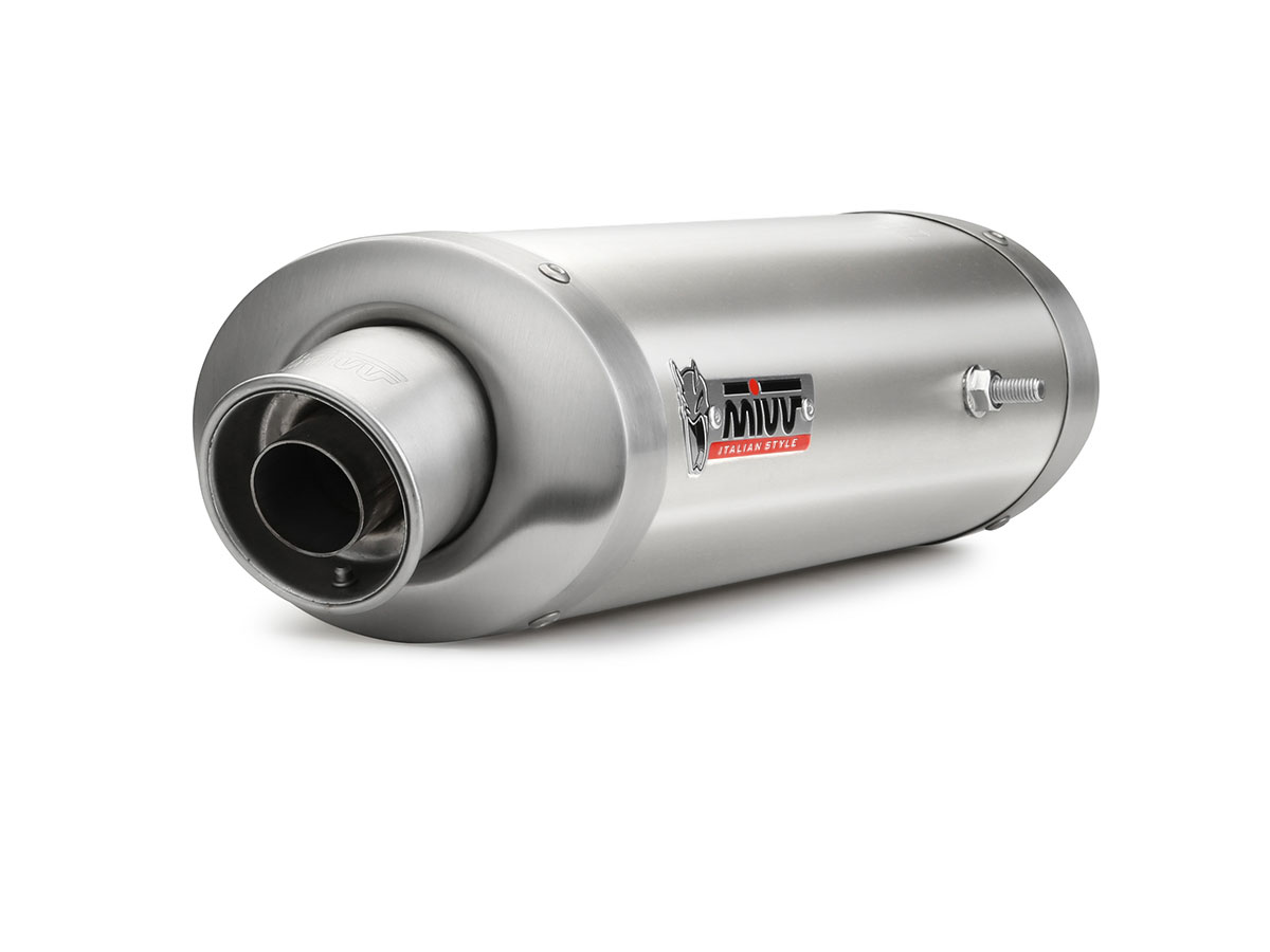 Escape homologado Mivv Oval en acero inox. para Yamaha FZ6 / Fazer 600 04-11