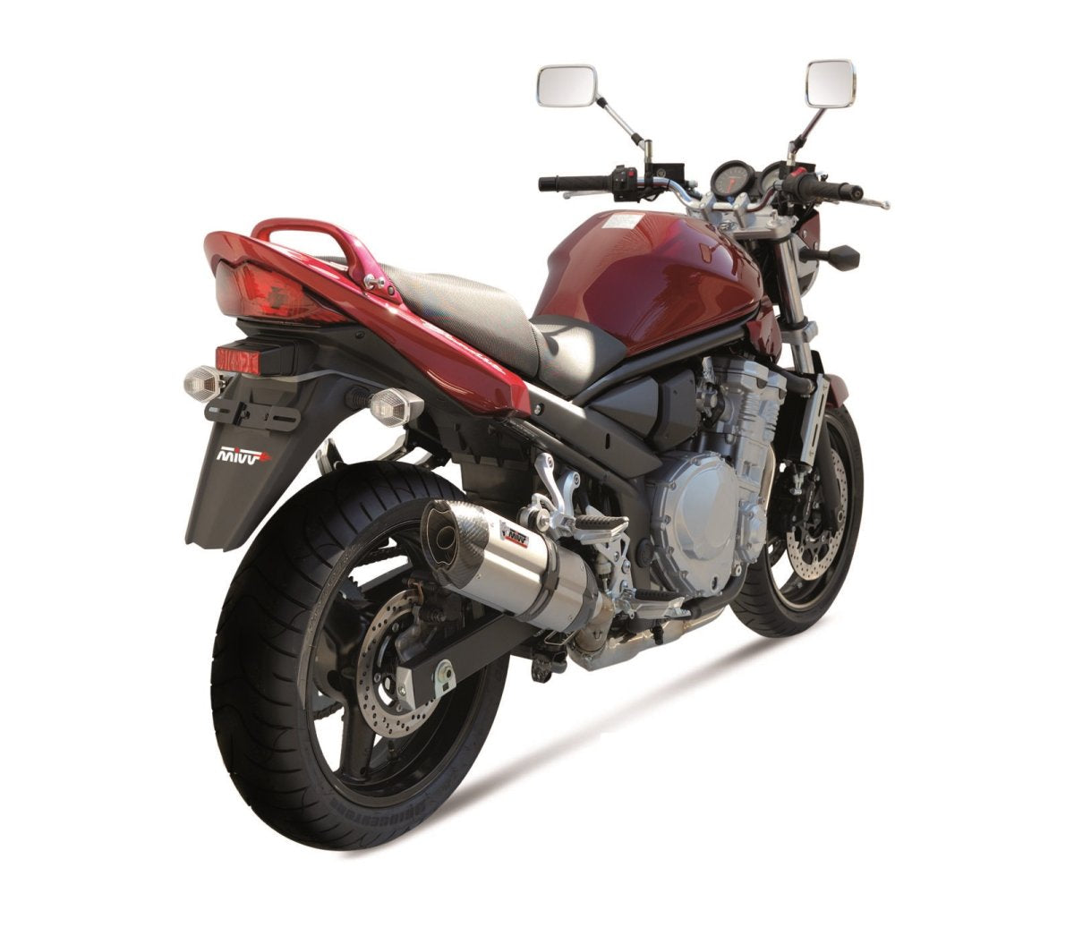 Escape homologado Mivv Suono en Acero inox. para Suzuki GSF 650 Bandit 07-15 | GSX 650 F 08-15
