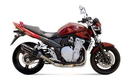 Escape homologado Mivv SUONO en Acero negro para SUZUKI GSF 650 BANDIT 07-15 | GSX 650 F 08-15