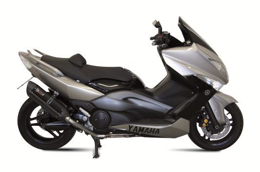 Escape completo no homologado Mivv Suono en Acero negro para Yamaha T-MAX 500 08-11