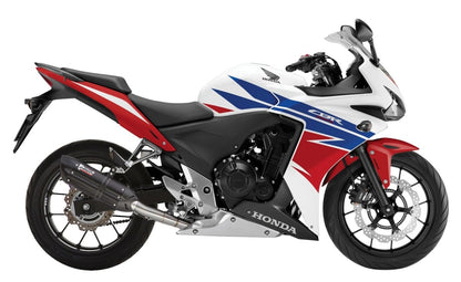 Escape homologado Mivv Suono en Acero negro para Honda CBR 500 R 13-15 | CB 500 F 13-15 | CB 500 X 13-15