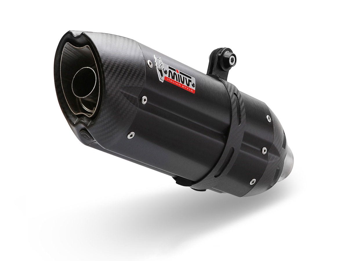 Escape homologado Mivv Suono en Acero negro para Honda CBR 500 R 13-15 | CB 500 F 13-15 | CB 500 X 13-15