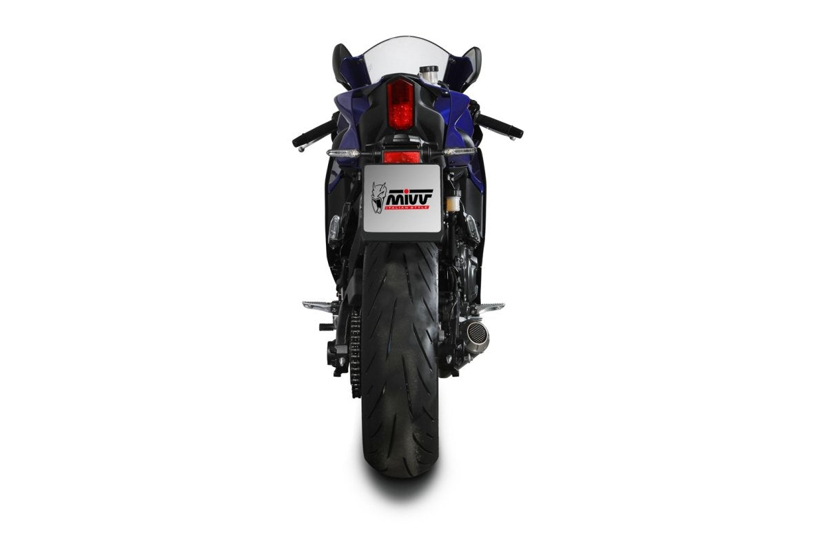 Escape completo no homologado Mivv MK3 en Carbono para Yamaha YZF R7 22-24