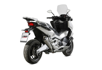 Escape homologado Mivv Delta Race en Acero inox. para Honda Forza 750 21-26