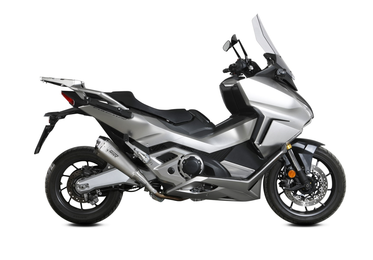 Escape homologado Mivv Delta Race en Acero inox. para Honda Forza 750 21-26