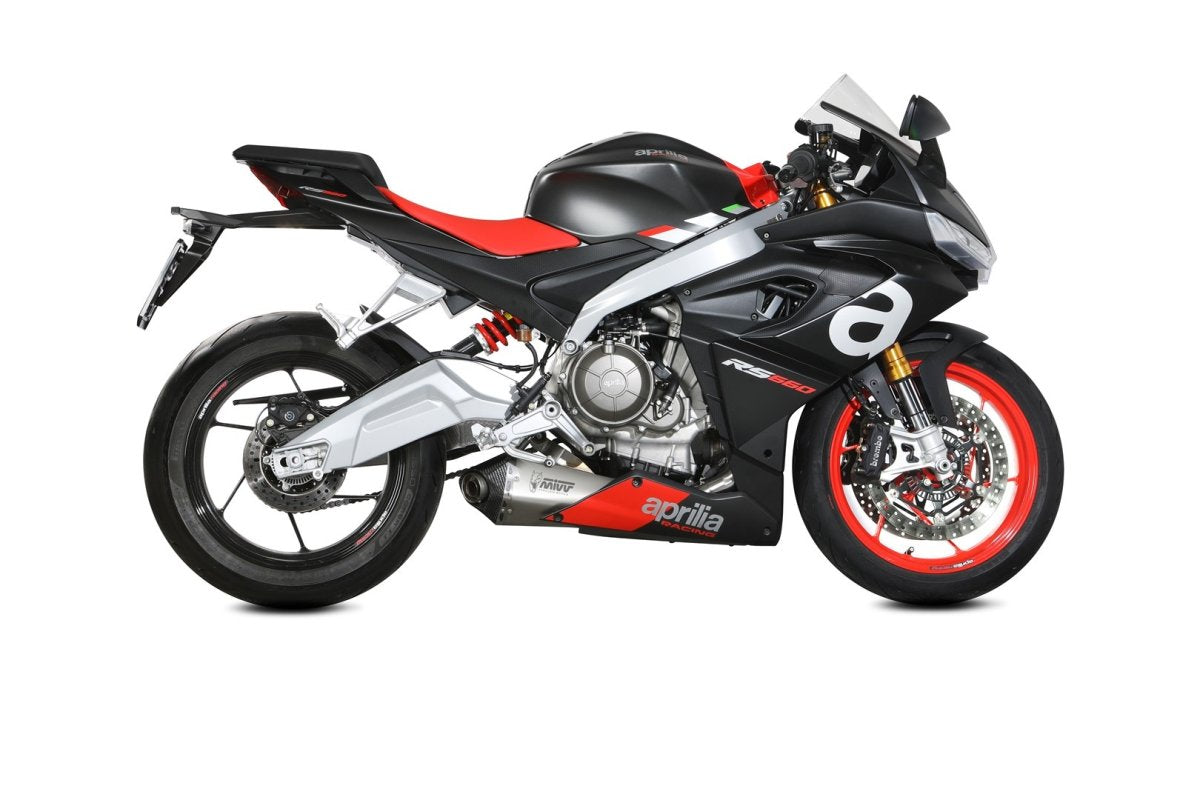 Escape completo homologado Mivv Delta Race en Acero inox. para Aprilia Tuono 660 21-24 | RS 660 20-24